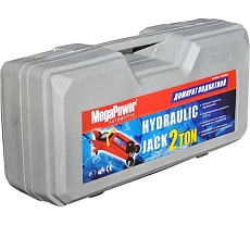 Гидравлический подкатной домкрат Megapower 2т выс.подъема 130-340мм в кейсе 1 HIT M-82000S