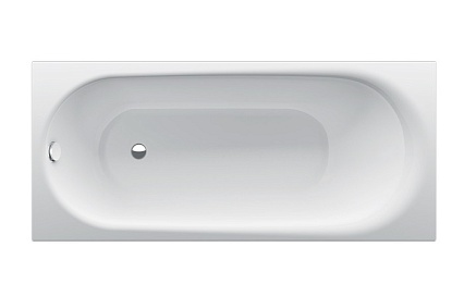 Стальная ванна Bette Comodo 170x80 1253-000 встраиваемая, с шумоизоляцией