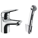 Смеситель для раковины Hansgrohe Novus 71144000 с гигиеническим душем