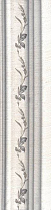 Бордюр Kerama Marazzi Кантри Шик белый декорир. 5х20 см, BLB028