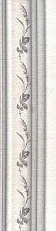 Бордюр Kerama Marazzi Кантри Шик белый декорир. 5х20 см, BLB028