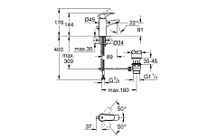 Смеситель для раковины Grohe BauFlow 23751000