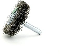 Щетка дисковая EuroBrush Д40x12 c хв-м д6x30, ворс гофр нерж сталь 0,20, до 20000 об/мин код 13-010 EB-D40SS3