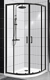 Душевой уголок BelBagno UNO-195-R-2-100-C-NERO 100x100 прозрачный, черный