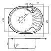 Кухонная мойка Iddis Suno 60 см полированная SUN60PLi77