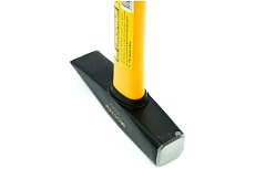 Слесарный молоток MOSTEK 300 г, рукоятка фиберглас, квадратный боек, cталь 45 5712103