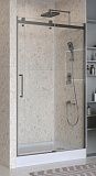 Душевая дверь BelBagno MARINO-2-BF-1-150-C-GM 150x195 прозрачная, оружейная сталь