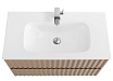 Мебель для ванной Art&Max Elegant 80 см, LED подсветка, капучино