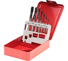 Набор машинных метчиков RUKO M3-М12 мм HSSE-Co5 TiALN 7пр 245069