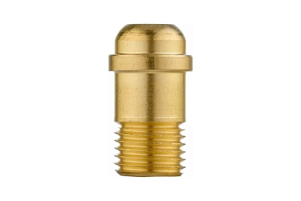 Переходник М16x1.5 LH-М12x1.25 LH (левый, латунь) ПТК 40862