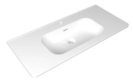 Тумба с раковиной AQUAme S4 100 см бежевый