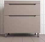 Тумба под раковину Style Line Остин 80 см напольная, тауп темный ЛС-00002398