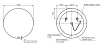 Зеркало Cersanit Eclipse Smart 60x60 см с подсветкой, A64142