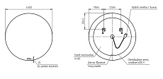 Зеркало Cersanit Eclipse Smart 60x60 см с подсветкой, A64142