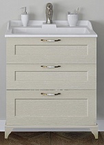 Тумба с раковиной Акватон Леон 65 Н, дуб бежевый