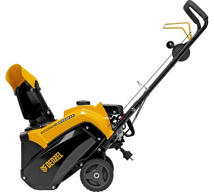 Бензиновая снегоуборочная машина Denzel sb 460 e, 99cc, эл.старт, шнек snowcrusher 97649