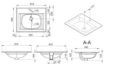 Раковина Am.Pm Spirit V2.0 60 см, арт. M70AWCC0602WG