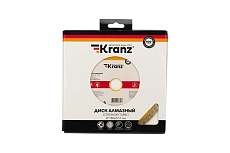 Диск алмазный отрезной Турбо (180x22.2x2.4x10 мм) Kranz KR-90-0123