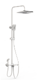 Душевая стойка Wonzon&Woghand WW-B3310-MW термостат, белый матовый