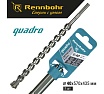 Бур по бетону RENNBOHR Quadro SDS-Max 4 грани 40x570/435 мм 724057