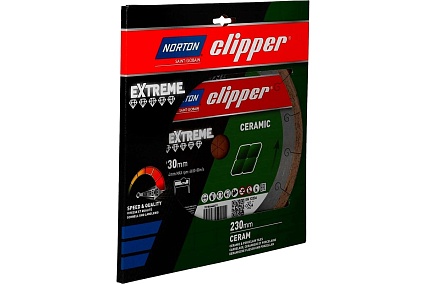 Алмазный диск для резки керамики Extreme ceramic 230x25.4 мм NORTON 70184644431