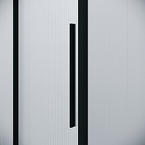 Душевая дверь Niagara Nova 110x195 рифленое, черный матовый NG-84-L11FHB