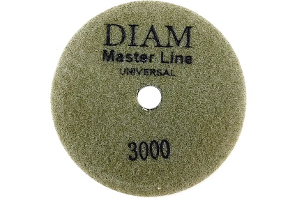 Круг алмазный гибкий шлифовальный Master Line Universal (100х15 мм; №3000; сухая/мокрая) Diam 629