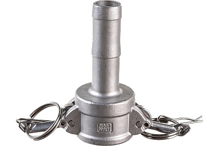 Камлок тип С (розетка с хвостовиком; 20 мм-3/4"; нержавеющая сталь) TITAN LOCK TL75CSS