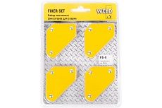 Магнитный угольник 4 шт Weld FIXER SET FS-4