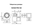 Вентилятор радиальный ERA BURAN PRO 140 220V Лв0 2 полюс PRO BURAN PRO 140 2K M L
