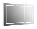 Зеркальный шкаф Aquatek 120x70 см с подсветкой, антипар, хром AQ7124-MLC