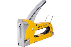Cтроительный мебельный металлический степлер Deli DL238001 D-скобы, тип 53А, 4-8мм 98415