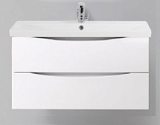 Мебель для ванной BelBagno Marino-Cer 100 см Bianco Lucido
