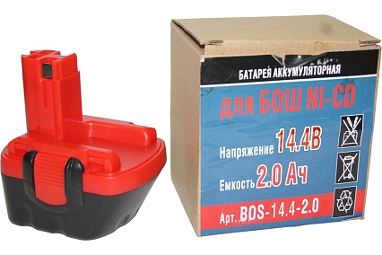 Аккумулятор Ni-CD (14.4V, 2.0AH) для Bosch GSR14-4V BD P.I.T. Bos-14,4-2,0