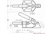 Шатунный зажим с прямым ходом, усилие 136кг, ход 32мм WOODWORK GH-302-FM