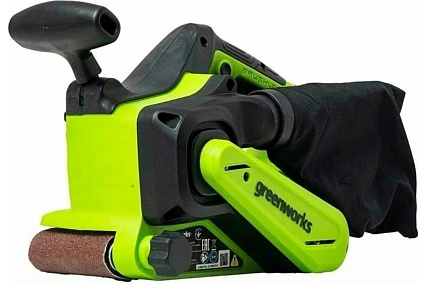 Аккумуляторная бесщеточная ленточная шлифовальная машина GreenWorks 24V, без АКБ и ЗУ 3100607