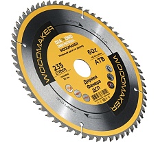 Диск пильный по дереву WoodMaker 235x30 мм, Z=60, АТВ Diamond Industrial DIDD235Z60