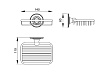 Мыльница Timo Nelson 150023/00 chrome