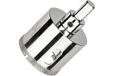Коронка алмазная по керамограниту и керамике с центрирующим сверлом 45 мм Diamond Industrial DIDCSC045