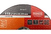 Диск для резки нержавеющей стали 115x1.0x22.23 мм, плоский MODECO MN-68-911