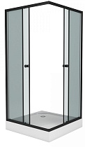 Душевой уголок Niagara NG 008-14QT 80x80 тонированный, черный