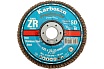 Круг лепестковый торцевой, прямой, цирконат 100% 125х22.2 мм, P-40 ABRAFORM AF-FLAP-FT-125-P40-ZR100