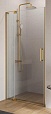 Душевая дверь Cezares SLIDER-B-1-90/100-C-BORO 90/100x195, прозрачная, брашированное золото