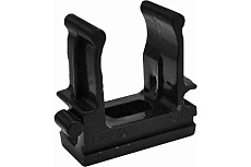 Держатель-клипса для труб Экопласт CF20G D20 мм, цвет чёрный, 50 шт 41720-50BL