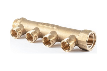 Коллектор латунный PROFACTOR в/н 3/4" х 4 вых 1/2" нар PF MF 262.4