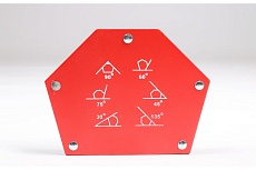 Угольник магнитный шестигранный Plazweld PWE75LBS, 33 кг (Welding magnet) PWE75LBSH