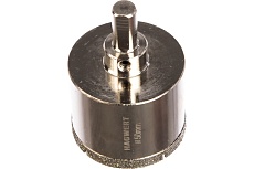 Коронка алмазная с центрирующим сверлом по керамограниту и керамике 50 мм HAGWERT 576250