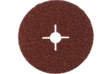 Круг шлифовальный ПРОФИ фибровый (5 шт; 150х22 мм; P24) для УШМ Зубр 35585-150-024