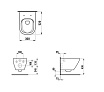 Подвесной унитаз Laufen Lua 8.2008.0.000.000.1 безободковый