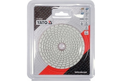 Диск алмазный шлифовальный 100 мм, Р200 Yato YT-48202